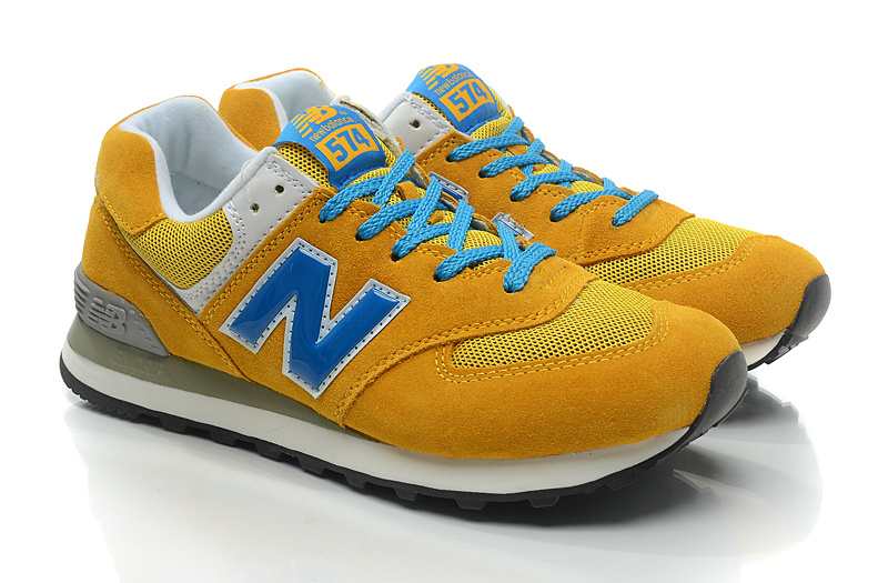 Chaussure New Balance 574 Orange Pas Cher Pour Femme